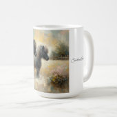 「シェトランドポニー」（セットの1番）コーヒーマグ コーヒーマグカップ (正面右)