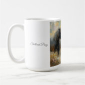 「シェトランドポニー」（セットの1番）コーヒーマグ コーヒーマグカップ (左)