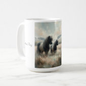 「シェトランドポニー」（セットの2番）コーヒーマグ コーヒーマグカップ (正面左)