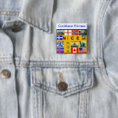 シェトランド諸島の旗ボタン 缶バッジ (インサイチュ)