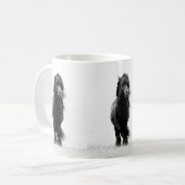 シェトランド諸島の種馬のマグ コーヒーマグカップ (正面左)