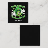 シェナニおもしろいガンのコーディネーター スクエア名刺 (正面/裏面)