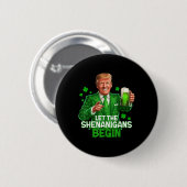 シェナニガンがトランプおもしろいを始めよう。 缶バッジ (正面&裏面)
