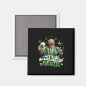 シェナニガンがトランプSt patricks dayを始める マグネット (正面/裏面)