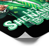 シェナニガンがトランプSt pattys dayを始める ポスター (角)
