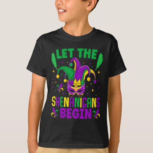 シェナニガンがマルディグラを始めよう1 Tシャツ (正面)