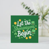 シェナニガンが聖パトリックおもしろいの日を始めよう 招待状 (スタンド正面)