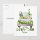シェナニガンが聖パトリックの日を緑に変える ポストカード (正面/裏面)