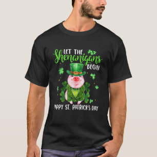 シェナニガンが豚の恋人を始める農家St Pat Tシャツ