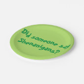 シェナニガンって言った？聖パトリックの日 ペーパープレート (アングル)