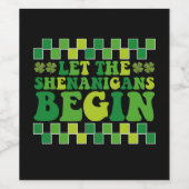 シェナニガンにアイルランドのグルービーレトロを始めさせる ワインラベル (シングルラベル)