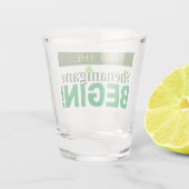 シェナニガンにショットグラスを始めさせる ショットグラス (裏面)