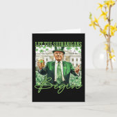 シェナニガンに切り札St patricks dayを始めさせる_1 カード (黄色い花)