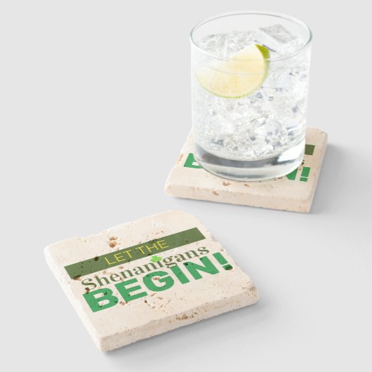 シェナニガンに石コースターを始めさせる ストーンコースター (横)