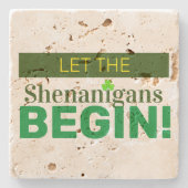 シェナニガンに石コースターを始めさせる ストーンコースター (正面)