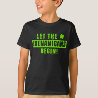 シェナニガンにst patricks day・グリーンを始めさせる tシャツ