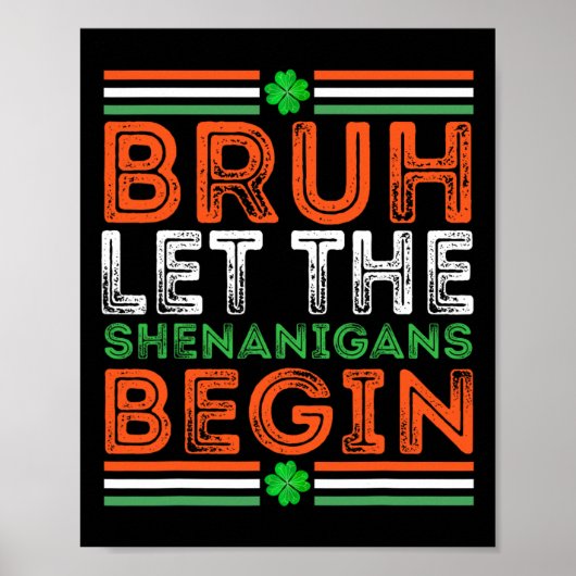 シェナニガンにSt patricks day・ボーイを始めさせる ポスター (正面)