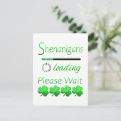 シェナニガンの読み込み中 ポストカード (スタンド正面)