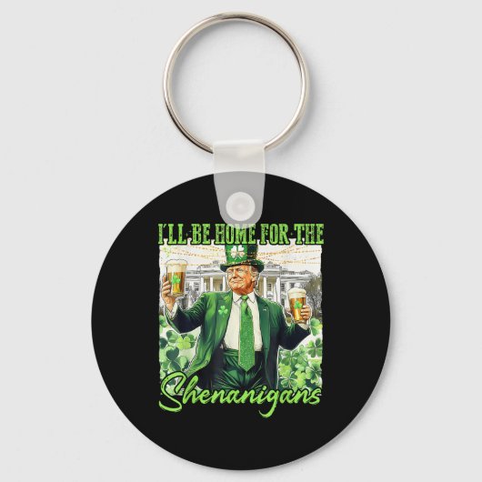 シェナニガンのSt patricks dayに帰る キーホルダー (正面)