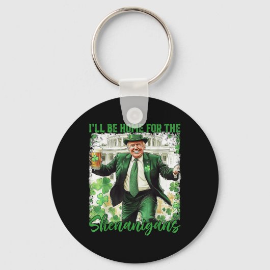 シェナニガンのSt patricks dayに帰る キーホルダー (正面)