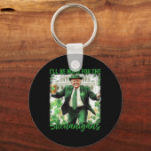 シェナニガンのSt patricks dayに帰る キーホルダー (正面)