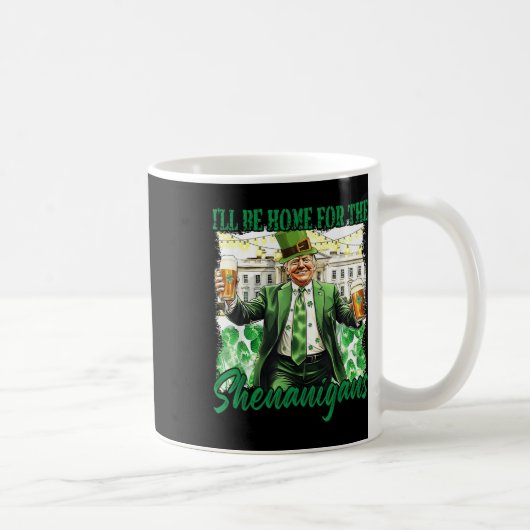 シェナニガンのSt patricks dayに帰る コーヒーマグカップ (右)