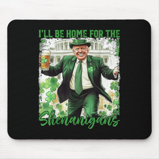 シェナニガンのSt patricks dayに帰る マウスパッド (正面)