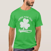 シェナニガンのSt patricks day・シャムロックのために Tシャツ (正面)