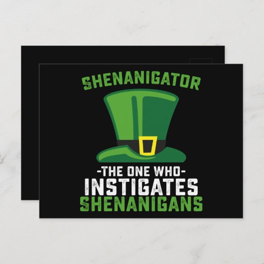 シェナニガンを扇動するシェナニゲーター ポストカード (正面/裏面)