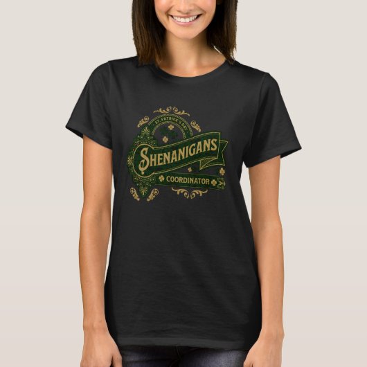 シェナニガンコーディネーター先生サンパトリックD Tシャツ (正面)