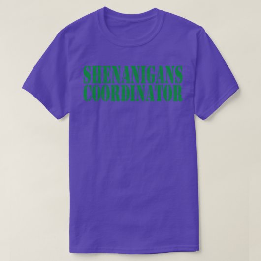 シェナニガンコーディネーター2 Tシャツ (デザイン正面)