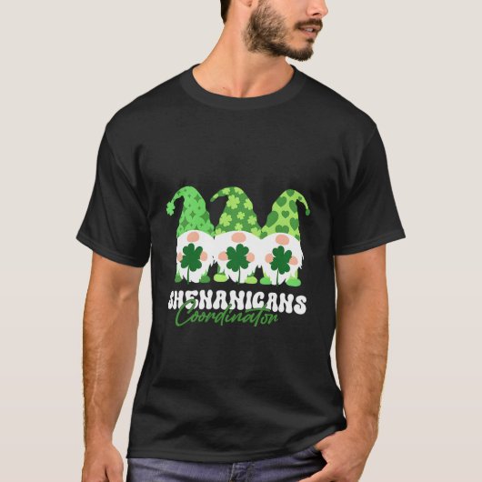 シェナニガンコーディネーターSt patricks day格言Gre Tシャツ (正面)