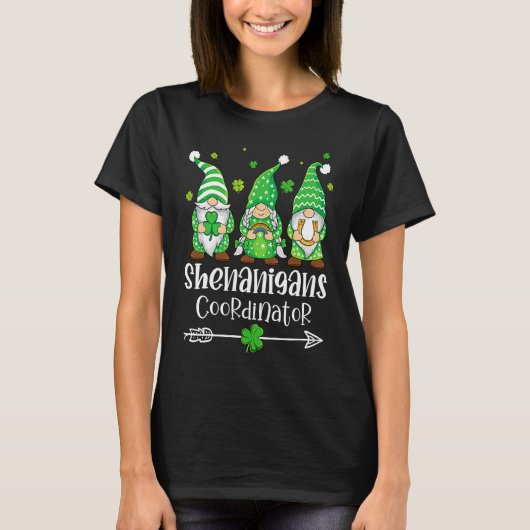 シェナニガンコーディネーターSt patricks day格言Gre Tシャツ (正面)