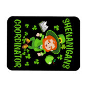 シェナニガンスおもしろいコーディネーター先生セントパトリック マグネット (横)