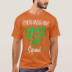 シェナニガンスおもしろい隊St patricks day・シャムロックH Tシャツ