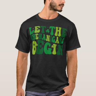 シェナニガンスが聖パトリックおもしろいをクローバー開始する Tシャツ