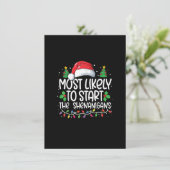 シェナニガンスのクリスマスファムを始める可能性が最も高い 招待状 (スタンド正面)