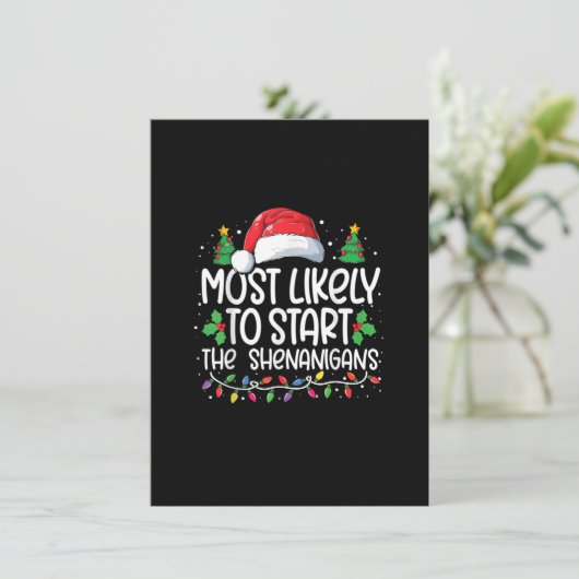 シェナニガンスのクリスマスファムを始める可能性が最も高い 招待状 (スタンド正面)