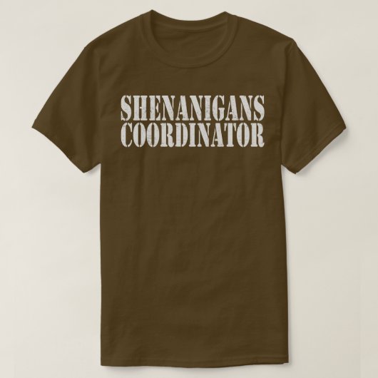シェナニガンスのコーディネーター1 Tシャツ (デザイン正面)