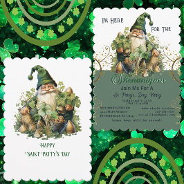 シェナニガンスのヴィンテージSt pattys day 招待状