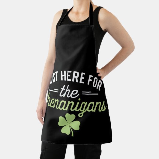 シェナニガンスの聖パトリックの日のためにちょうどここに エプロン (インサイチュ)