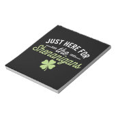 シェナニガンスの聖パトリックの日のためにちょうどここに ノートパッド (回転)