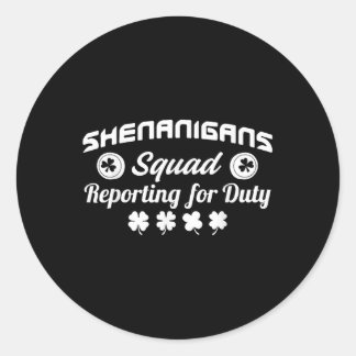 シェナニガンス分隊が職務の聖パトリックスの報告 ラウンドシール