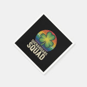 シェナニガンス分隊がSt patricks dayグループと対戦 スタンダードカクテルナプキン (角)