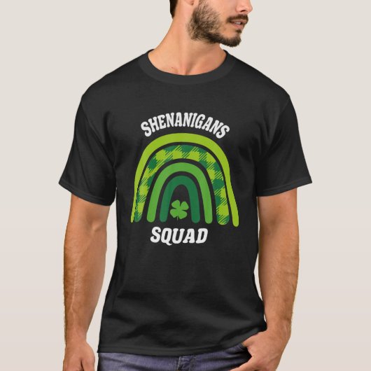 シェナニガンス分隊セントパトリックの日 Tシャツ (正面)