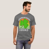 シェナニガンス分隊マッチングヴィンテージSt patricks Tシャツ (正面フル)