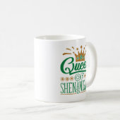 シェナニガンス王妃セントパトリックの日 コーヒーマグカップ (正面右)