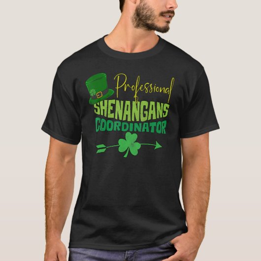 シェナニガンス認定コーディネーターSt patricks7 Tシャツ (正面)