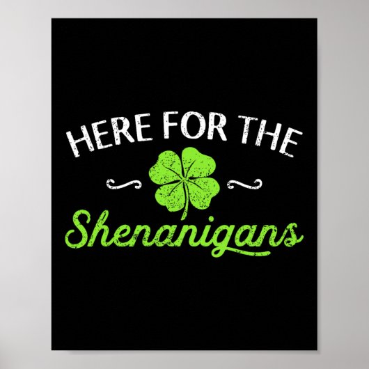 シェナニガンスLucのために幸せなSt patricks day ポスター (正面)
