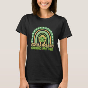 シェナニガンズコーディネーターのレインボーSt patricksティーシュ Tシャツ